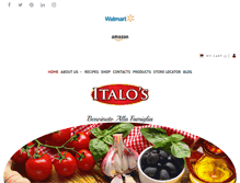 Tablet Screenshot of italosgourmet.com